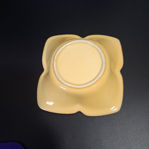 Partylite Tuscan Bohemian Spice Ceramic Candle Holder Floral Design Square - Picture 8 of 9